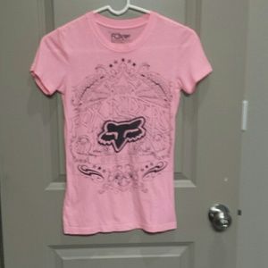 FOX Riders Neon Pink T -shirt